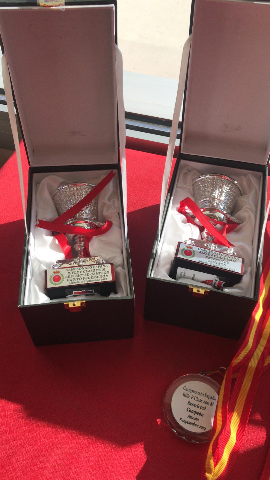 CAMPEONATO DE ESPAÑA DE RIFLE F-CLASS RESTRICTED Y OPEN 200 MTS CELEBRADO EN EL CAMPO DE AIZOAIN .